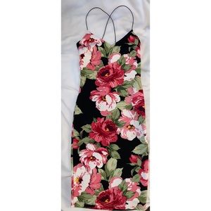 Love Culture Floral Bodycon Mini Dress
